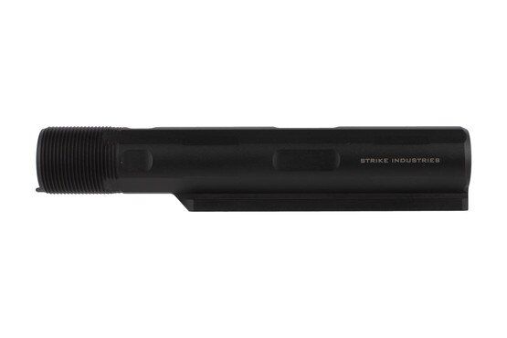 Strike Industries 7-position Advanced Receiver Extension for the AR-15 is a carbine length tube with black finish
